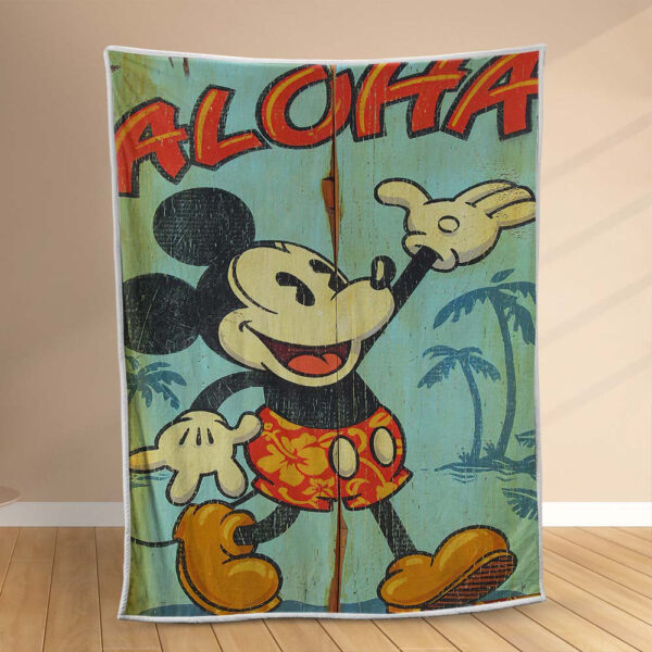 Plaid Disney Mickey Mouse 1007 Couverture Polaire Plaid Canapé