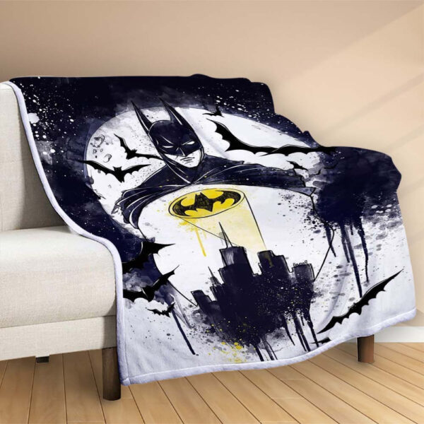 Plaid Batman DC 38 Couverture Polaire Plaid Canapé – Image 2