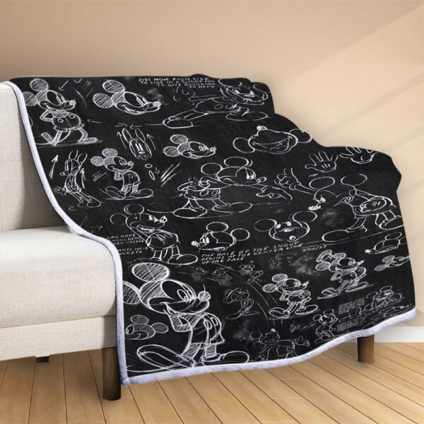 Plaid Disney Mickey Mouse Tirage au sort 1001 Couverture Polaire Plaid Canapé – Image 2