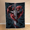 Plaid Dragon dans Anna Strokes Couverture Polaire Plaid Canapé