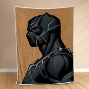 Plaid Panthère noire Black Panther Marvel 1001 Couverture Polaire Plaid Canapé