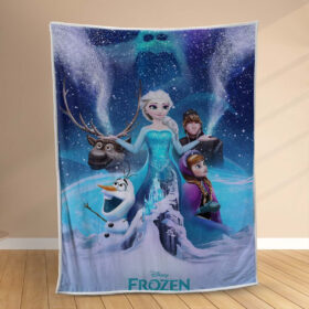 Plaid Elsa Frozen La Reine des neiges Couverture Polaire Plaid Canapé