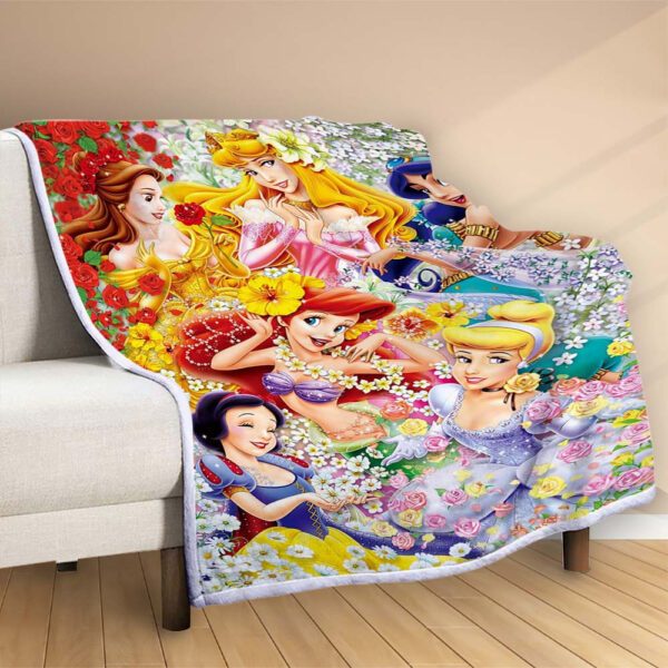 Plaid Princesse Disney 14 Couverture Polaire Plaid Canapé – Image 2