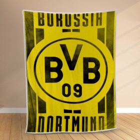 Plaid Borussia Dortmund BVB02 Couverture Polaire Plaid Canapé
