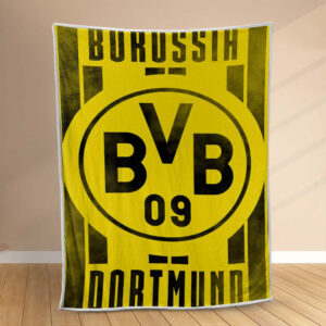 Plaid Borussia Dortmund BVB02 Couverture Polaire Plaid Canapé