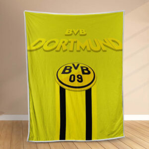 Plaid Borussia Dortmund BVB19 Couverture Polaire Plaid Canapé