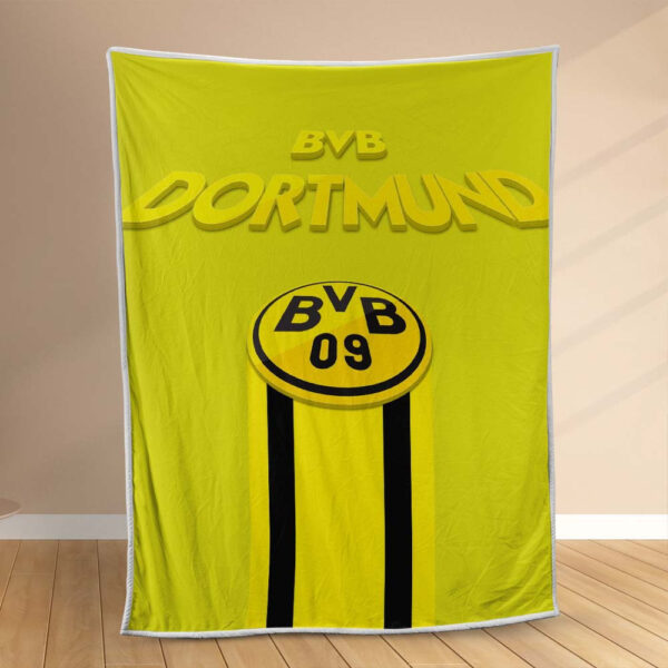 Plaid Borussia Dortmund BVB19 Couverture Polaire Plaid Canapé