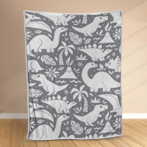 Plaid Dinosaures Couverture Polaire Plaid Canapé