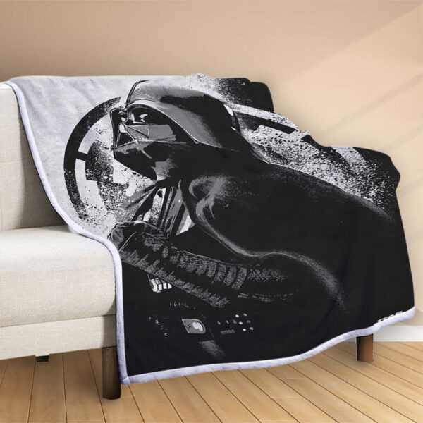 Plaid Dark Vador Star Wars 1003 Couverture Polaire Plaid Canapé – Image 2