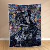 Plaid Dark Vador Art Star Wars Couverture Polaire Plaid Canapé