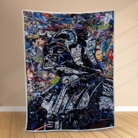 Plaid Dark Vador Art Star Wars Couverture Polaire Plaid Canapé