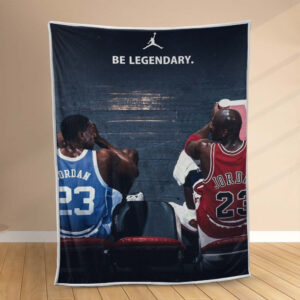 Plaid Soyez légendaire 23 Jordan Basketball Couverture Polaire Plaid Canapé