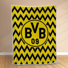 Plaid Borussia Dortmund BVB17 Couverture Polaire Plaid Canapé