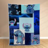 Plaid Disney Stitch Mignon Couverture Polaire Plaid Canapé