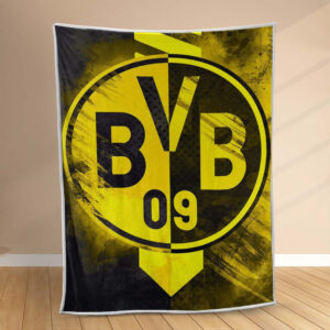 Plaid Borussia Dortmund BVB13 Couverture Polaire Plaid Canapé
