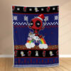 Plaid Deadpool et Licorne Couverture Polaire Plaid Canapé