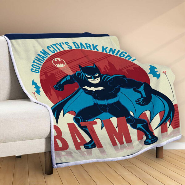 Plaid Batman DC 58 Couverture Polaire Plaid Canapé – Image 2