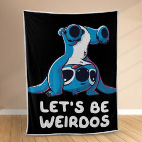 Plaid Disney Stitch Soyons bizarres Couverture Polaire Plaid Canapé