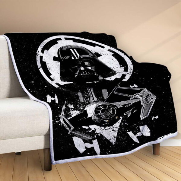 Plaid Dark Vador Star Wars 1002 Couverture Polaire Plaid Canapé – Image 2