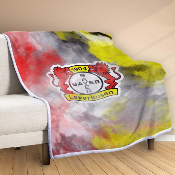 Plaid Bayer 04 Leverkusen B0414 Couverture Polaire Plaid Canapé – Image 2