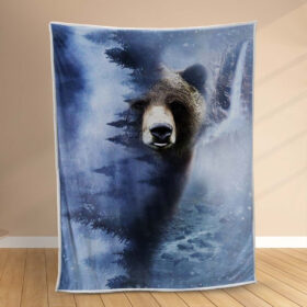 Plaid Ours Animaux Couverture Polaire Plaid Canapé