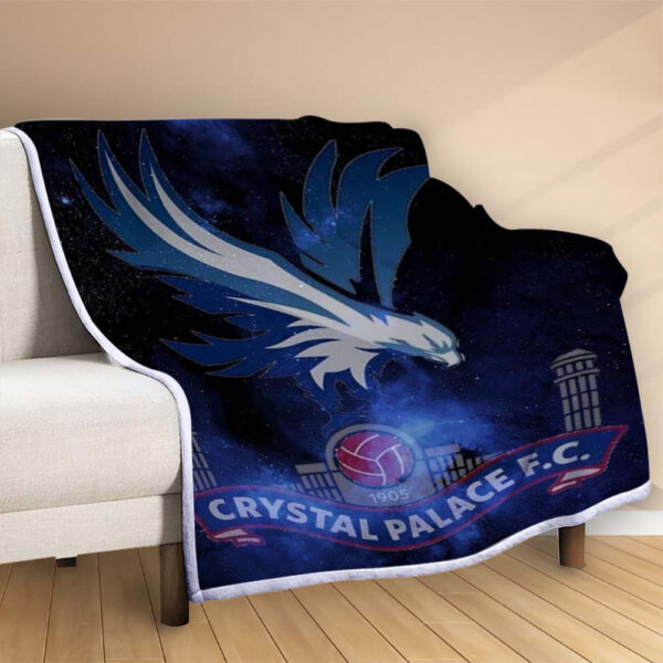 Plaid Crystal Palace Football Club 8 Couverture Polaire Plaid Canapé – Image 2