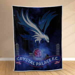 Plaid Crystal Palace Football Club 8 Couverture Polaire Plaid Canapé