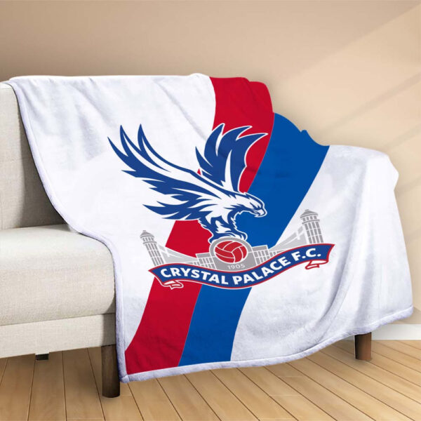 Plaid Crystal Palace Football Club 1 Couverture Polaire Plaid Canapé – Image 2