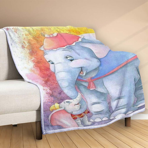 Plaid Dumbo 12 Couverture Polaire Plaid Canapé – Image 2