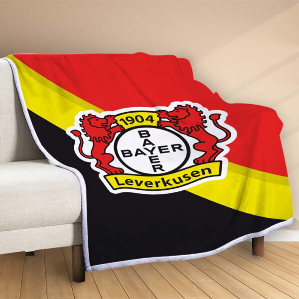 Plaid Bayer 04 Leverkusen B0402 Couverture Polaire Plaid Canapé – Image 2
