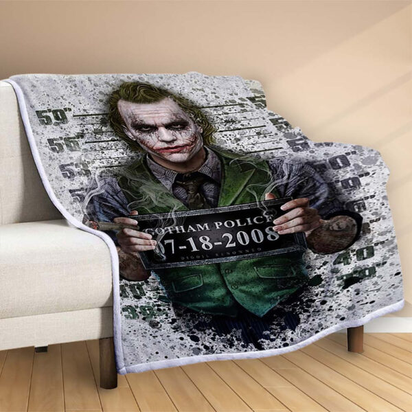 Plaid DC Joker 1001 Couverture Polaire Plaid Canapé – Image 2