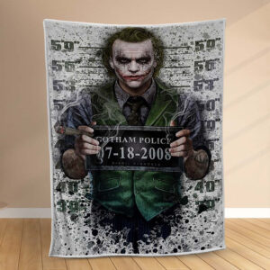 Plaid DC Joker 1001 Couverture Polaire Plaid Canapé