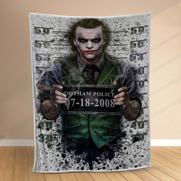 Plaid DC Joker 1001 Couverture Polaire Plaid Canapé