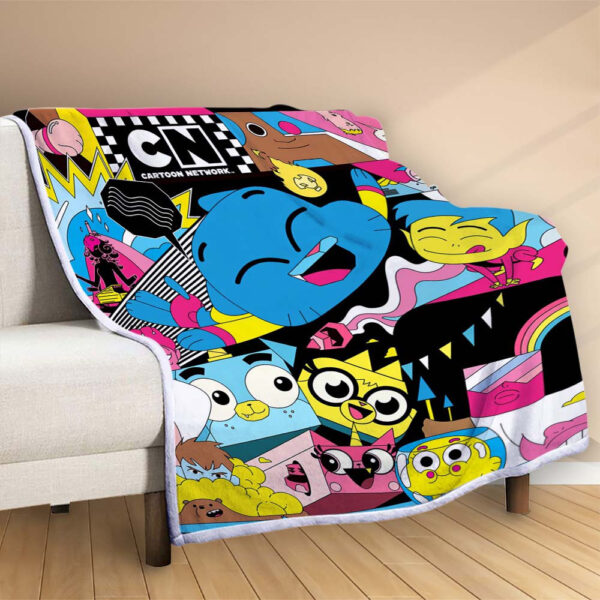 Plaid Cartoon Network Couverture Polaire Plaid Canapé – Image 2