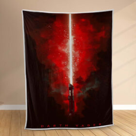 Plaid Sabre laser rouge de Dark Vador Couverture Polaire Plaid Canapé
