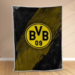 Plaid Borussia Dortmund BVB15 Couverture Polaire Plaid Canapé
