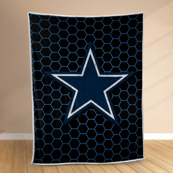 Plaid Équipe de football des Cowboys de Dallas NFL005 Couverture Polaire Plaid Canapé