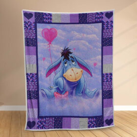 Plaid Bourriquet tomber amoureux de Winnie l’ourson Couverture Polaire Plaid Canapé