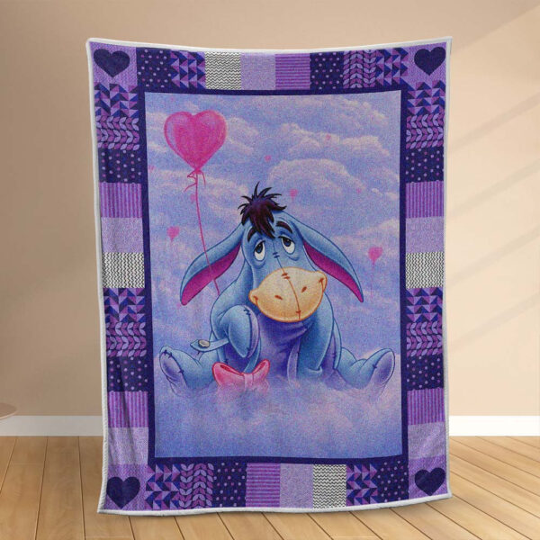 Plaid Bourriquet tomber amoureux de Winnie l'ourson Couverture Polaire Plaid Canapé