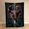 Plaid Dragon Anne Stokes Couverture Polaire Plaid Canapé
