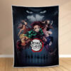 Plaid Demon Slayer Kimetsu no Yaiba Personnages 1004 Couverture Polaire Plaid Canapé