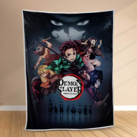 Plaid Demon Slayer Kimetsu no Yaiba Personnages 1004 Couverture Polaire Plaid Canapé