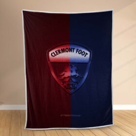 Plaid Clermont Foot FC 3 Couverture Polaire Plaid Canapé