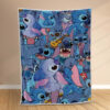 Plaid Disney Stitch Personnage 3 Couverture Polaire Plaid Canapé