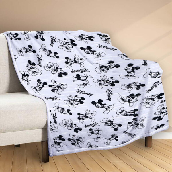 Plaid Disney Mickey Mouse Tirage au sort 1002 Couverture Polaire Plaid Canapé – Image 2