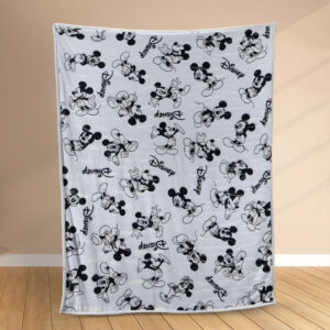 Plaid Disney Mickey Mouse Tirage au sort 1002 Couverture Polaire Plaid Canapé