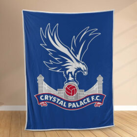 Plaid Crystal Palace Football Club 5 Couverture Polaire Plaid Canapé
