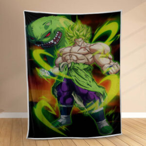 Plaid Broly Dragon Ball Z Couverture Polaire Plaid Canapé