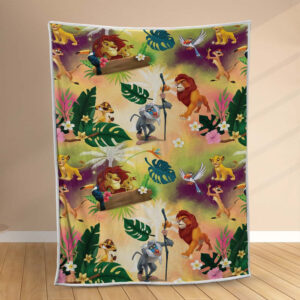 Plaid Disney Le Roi Lion 1002 Couverture Polaire Plaid Canapé