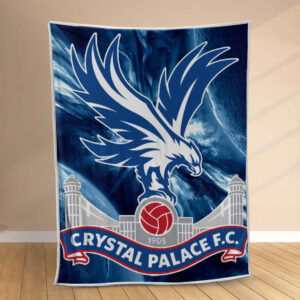 Plaid Crystal Palace Football Club 13 Couverture Polaire Plaid Canapé